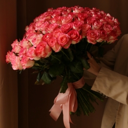 Букет 101 роза Джамиля 