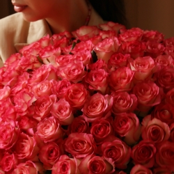 Букет 101 роза Джамиля 