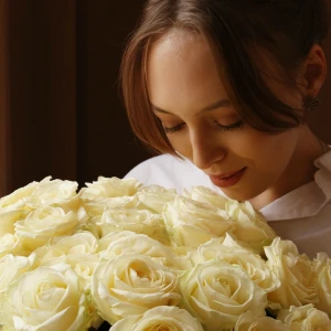 Букет из 31 роза Аваланш 