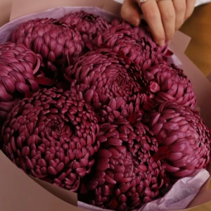 Букет из одноголовой хризантемы