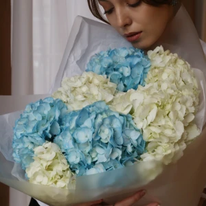 Букет из 7 гортензий